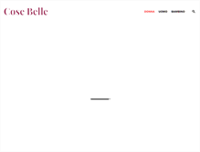 Tablet Screenshot of cose-belle.it